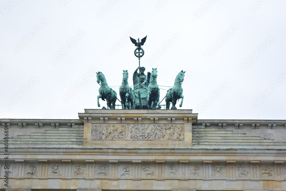  Quadriga am Brandenburger Tor in Berlin, Deutschland