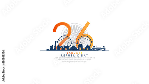 26 January- Happy Republic Day of India celebration.