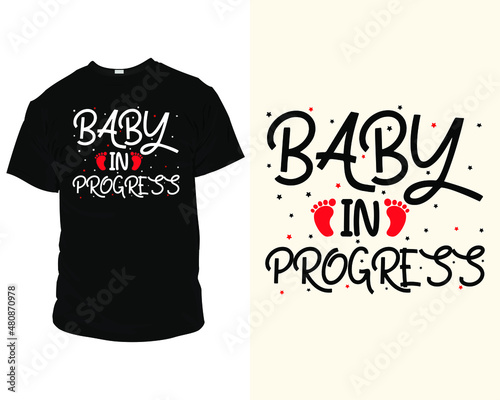 Pregnancy SVG T-shirt Design, Pregnancy quote SVG Files for Cutting Cricut and Silhouette