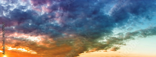 clouds of different colors in the sky  © Anatolii 