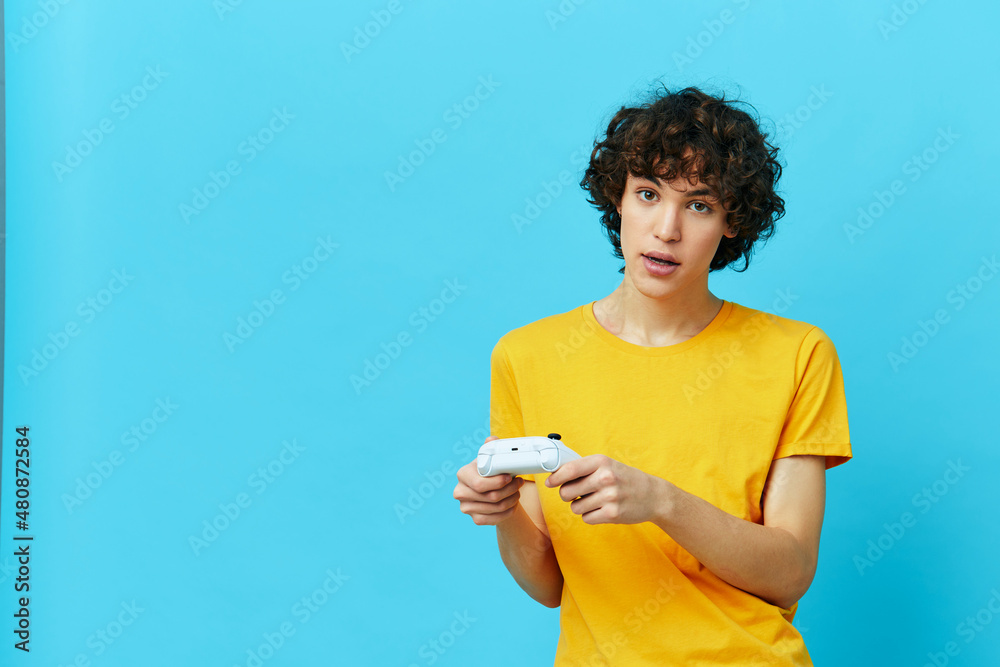 curly guy in plays games gamepad technologies curly guy in plays games gamepad technologies