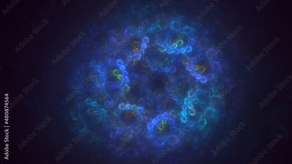 3D rendering abstract multicolor fractal light background 3D rendering abstract multicolor fractal light background