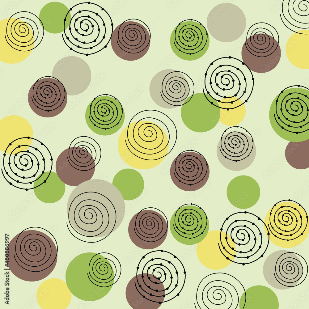 seamless pattern with flowers