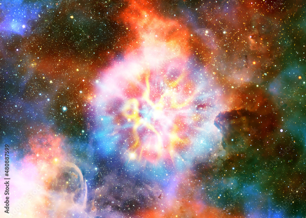 supernova star explosion computer generated image Stock Photo | Adobe Stock