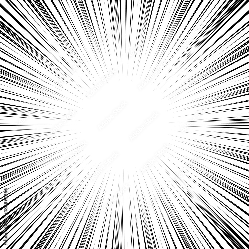 Fototapeta premium Radial Speed Lines