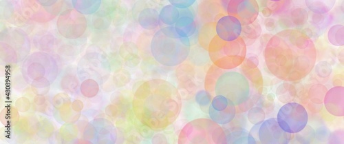 Colorful bokeh wallpaper, abstract background 