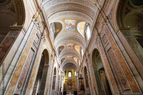 The Co-cathedral of Santa Maria Assunta (Sutri) Built on previous sacred buildings in the 17th century and renovations to the Baroque style in the 17th century .