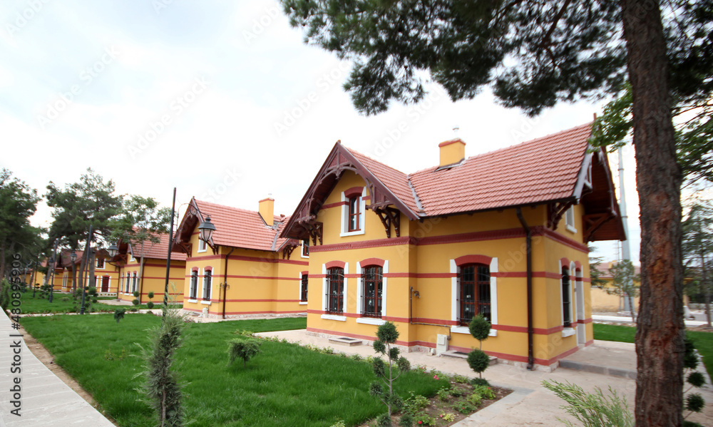 German architecture station houses in Konya, Turkey