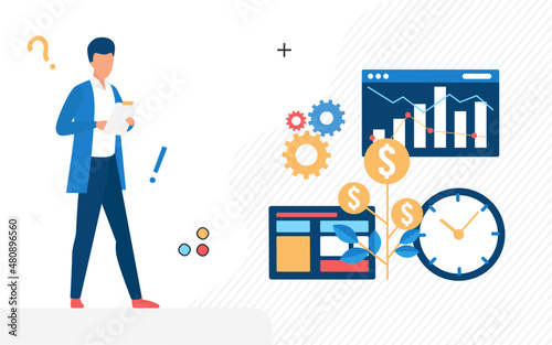 Economic growth revenue and investment improving results. Boosting business financial results and profit