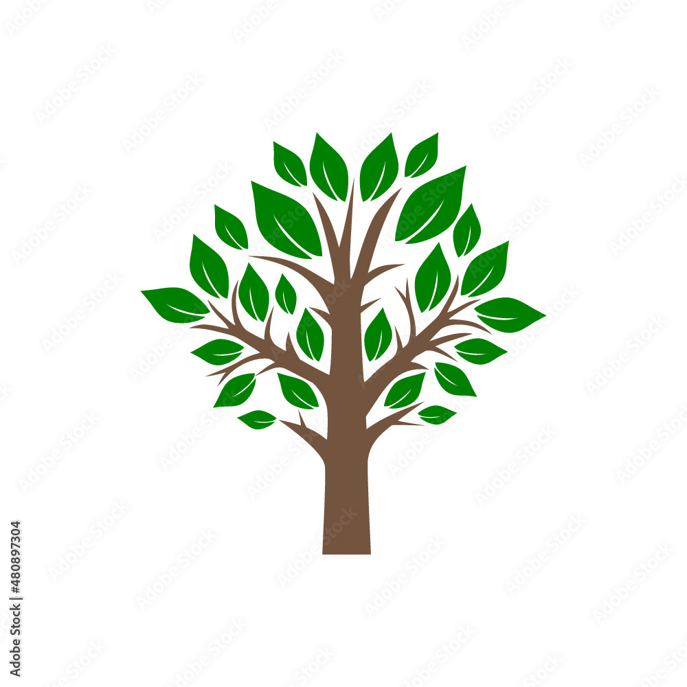 Obraz premium Tree icon isolated on white background 