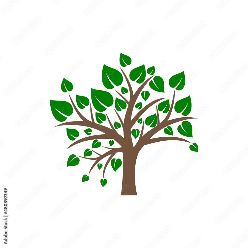 Obraz premium Tree icon isolated on white background 