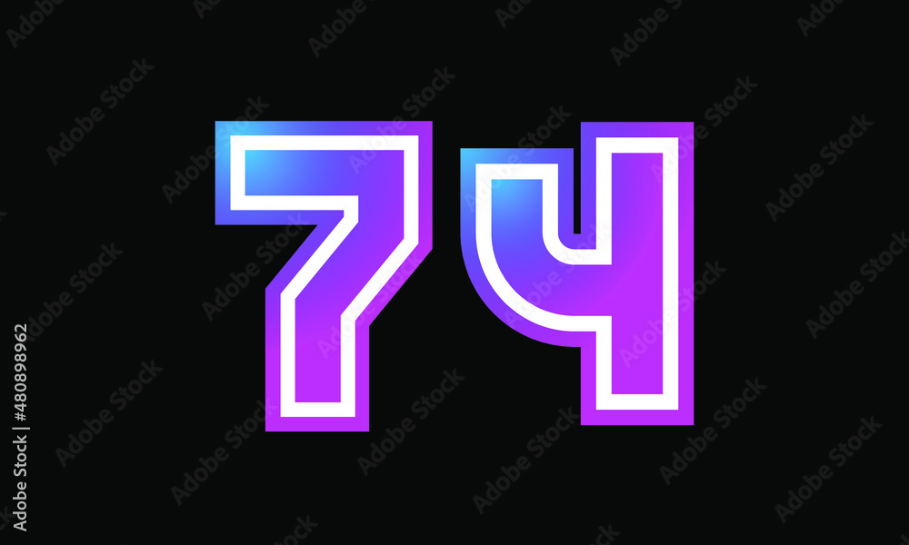 74 New Number Metaverse Color Purple Business 74 New Number Metaverse Color Purple Business