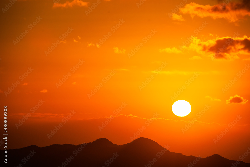 玉置山展望台から見える日の出4