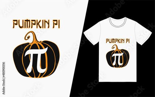 Pumpkin Pi T-Shirt Design