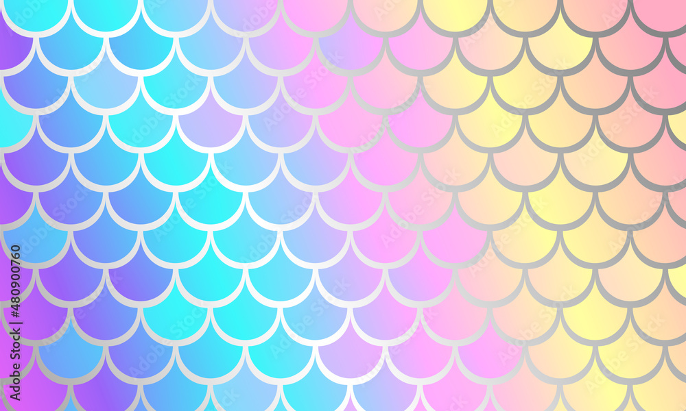 Abstract holographic scales background. Vector stock illustration. 
