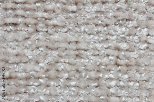 texture of soft chenille fabric