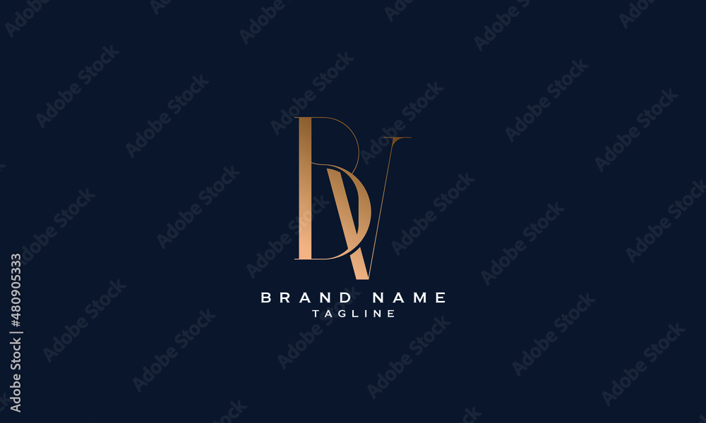 BV, VB, Abstract initial monogram letter alphabet logo design BV, VB, Abstract initial monogram letter alphabet logo design