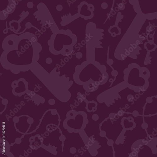 Seamless pattern with keys for fabrics and textiles and packaging and gifts and cards and linens and kids