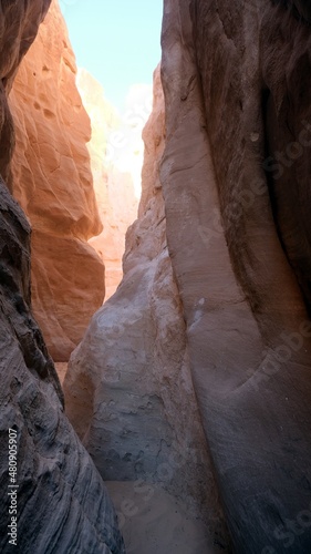 Color canyon and white canyon from Sinai desert and mountains