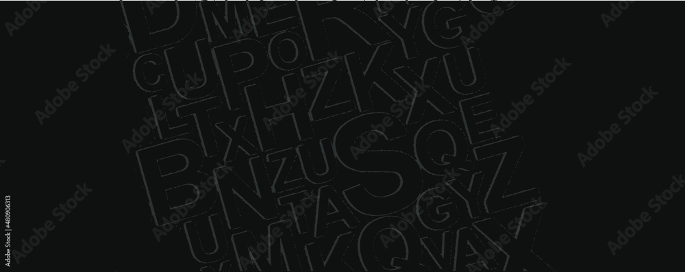 abstract background with alphabet abstract background with alphabet