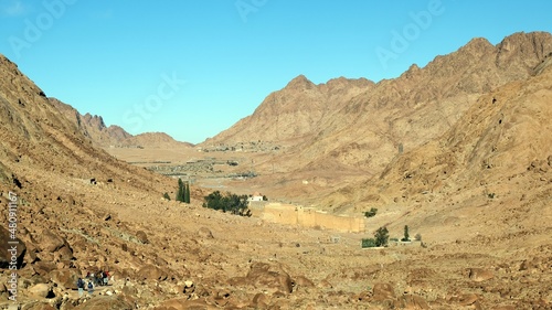color canyon and white canyon from Sinai desert and mountains 