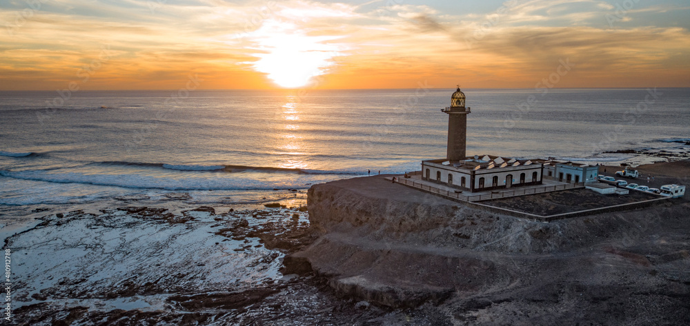 Fototapeta premium Faro de punta Jandia fuerteventura