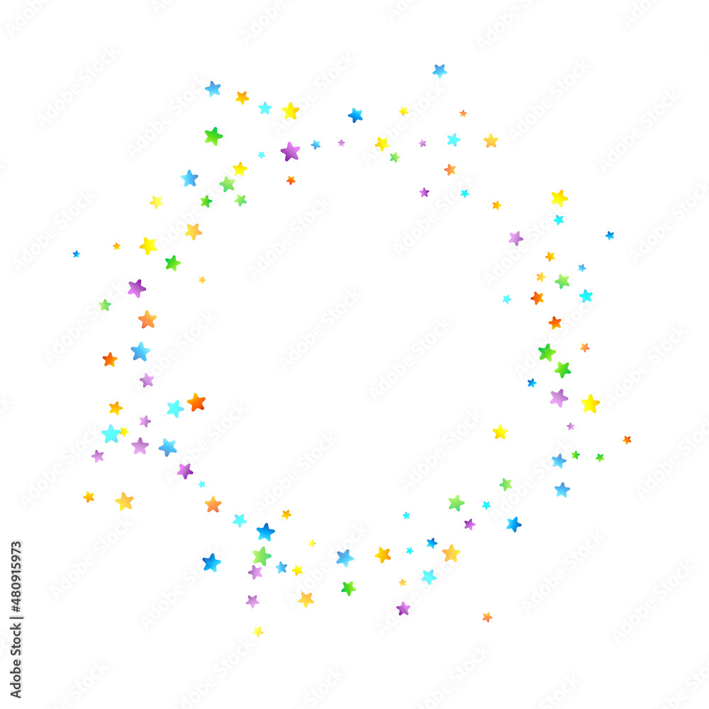 Rainbow Festive Confetti. Carnival Star Falling. Rainbow Festive Confetti. Carnival Star Falling.