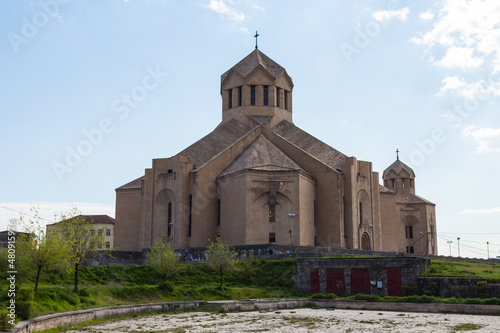 View of the Saint Gregory the Illuminator Cathedral, Yerevan, Armenia photo