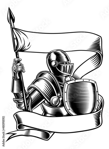 Knight With Banner Battle F...