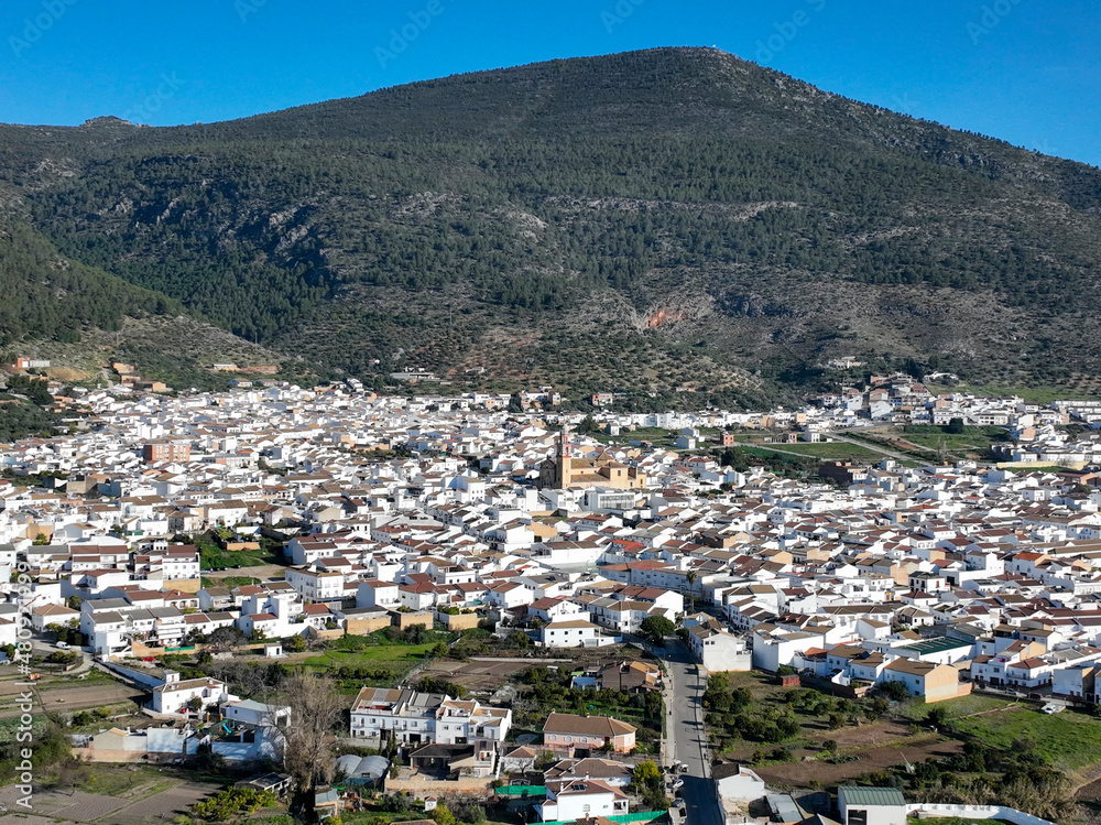municipio de Algodonales en la comarca de los pueblos blancos de la provincia de Cádiz, España