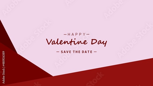 Happy Valentine's Day greeting card. eps 10 vector