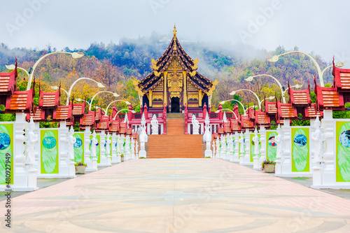 The Pavilion or Ho Kam Luang in ChaingMai, Thailand.