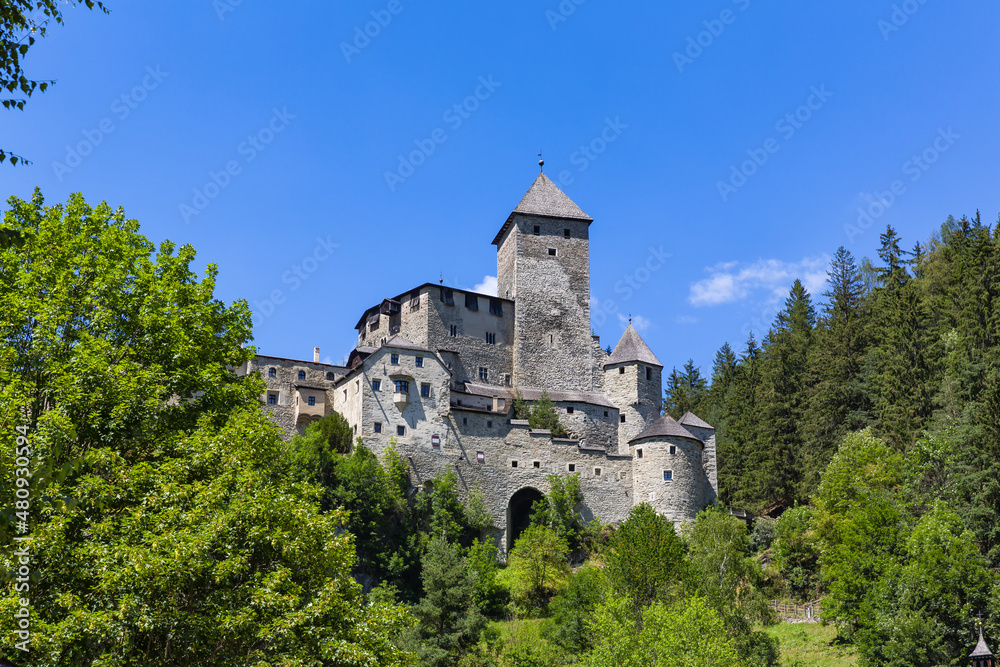 Wonderful view of Tures Castle in South Tyrol