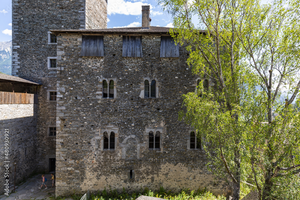 Wonderful view of Tures Castle in South Tyrol Wonderful view of Tures Castle in South Tyrol