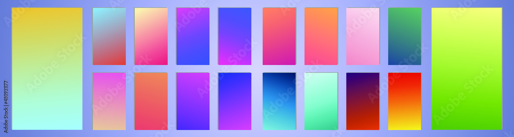 Color gradient cover design. Vibrant background for screen, poster, banner, wallpaper, social media post