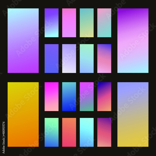 Color gradient cover design. Vibrant background for screen, poster, banner, wallpaper, social media post