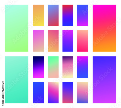 Color gradient cover design. Vibrant background for screen, poster, banner, wallpaper, social media post