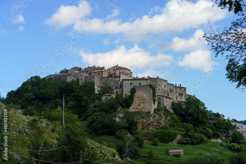 Civitella Alfedena, old village in Abruzzi