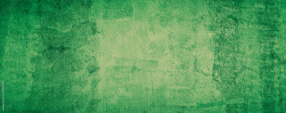 Obraz premium green abstract cement concrete wall texture background