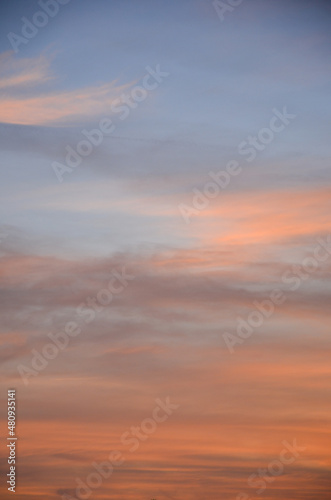 Sunset sky background with clouds © ClaudiaRMImages
