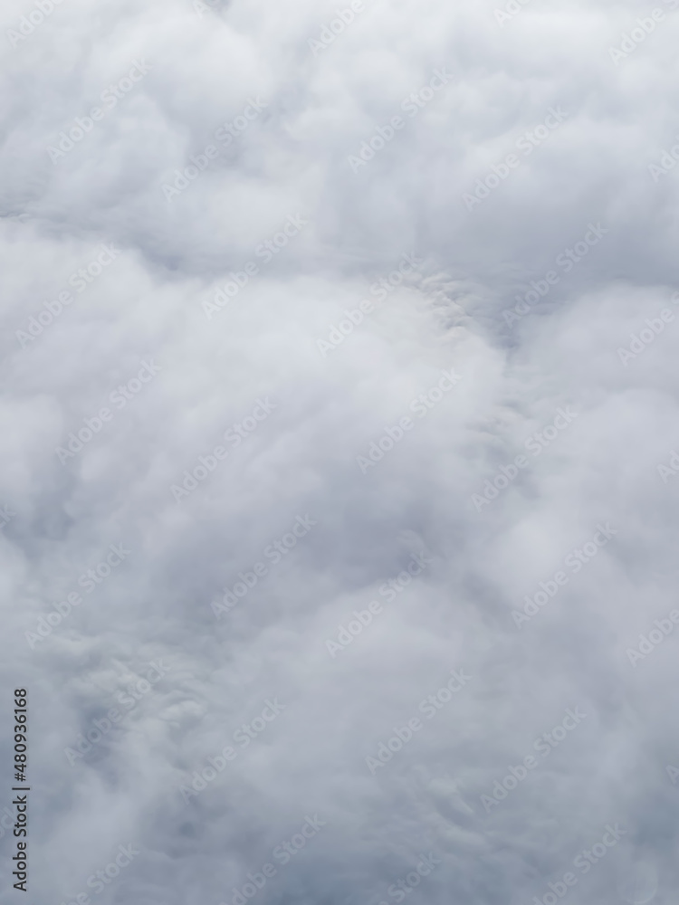 Obraz premium cloud texture background. white clouds top view