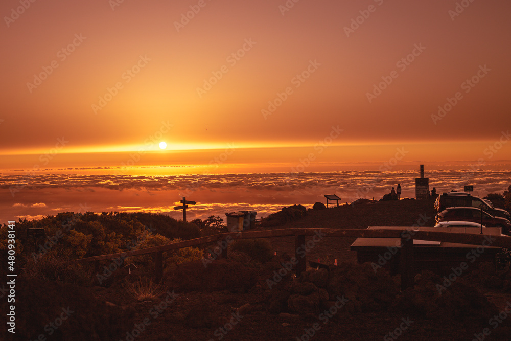 Roque de los Muchachos Observatory on La Palma Island (Canary Islands) Roque de los Muchachos Observatory on La Palma Island (Canary Islands)
