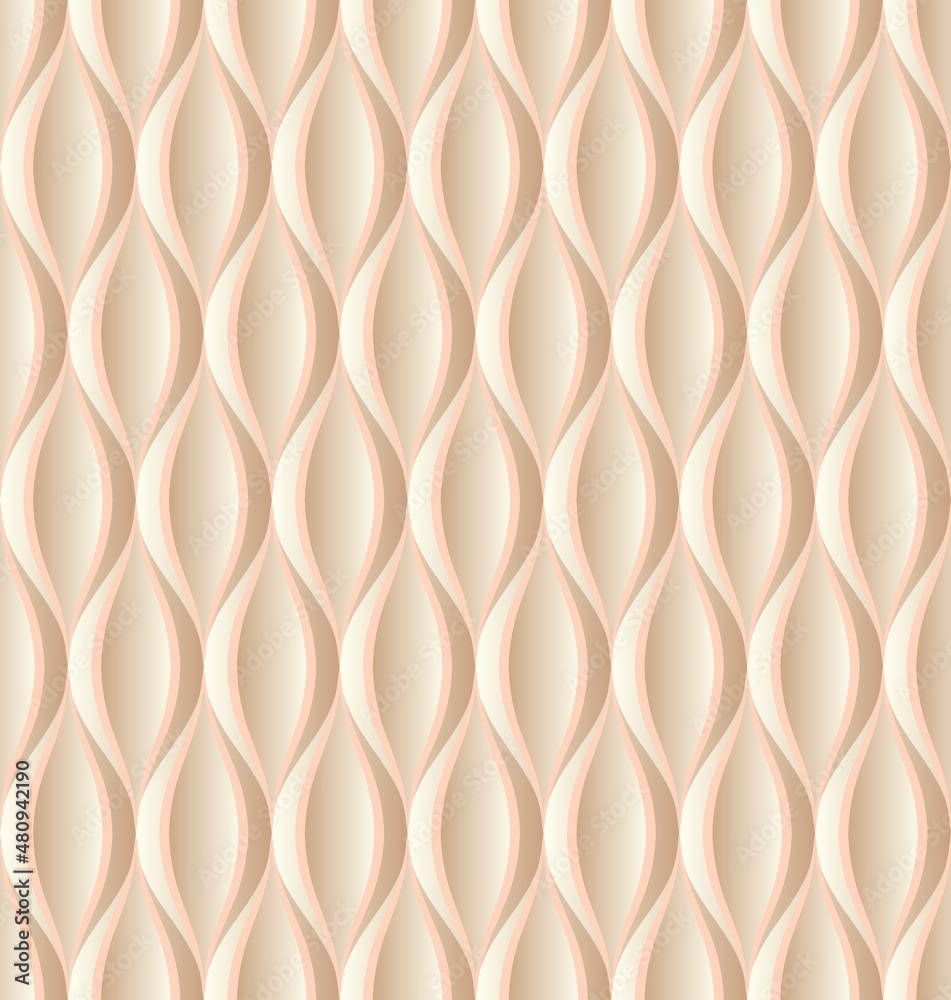 Naklejka premium 3D seamless pattern