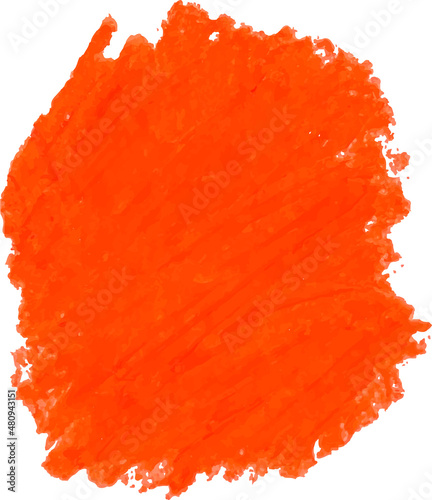 Vector colorful detailed backdrop with crayon scribble texture. Abstract stain isolated on white background. Design template for poster, card, banner, flyers, invitation, brochure, sale