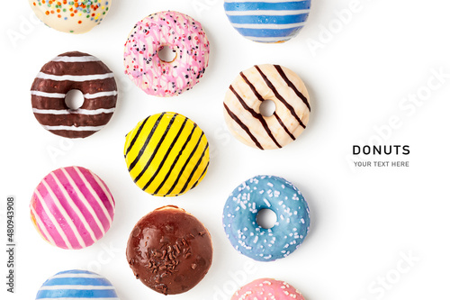 Donuts creative layout.