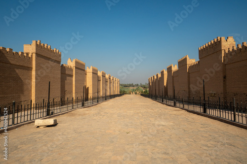 Architecture of the ancient city of Babylon, Iraq
