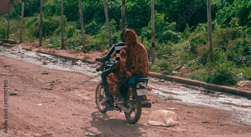 riding through Yaoundé photo