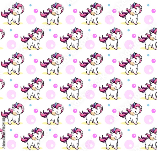 06 pattern unicorno composizione