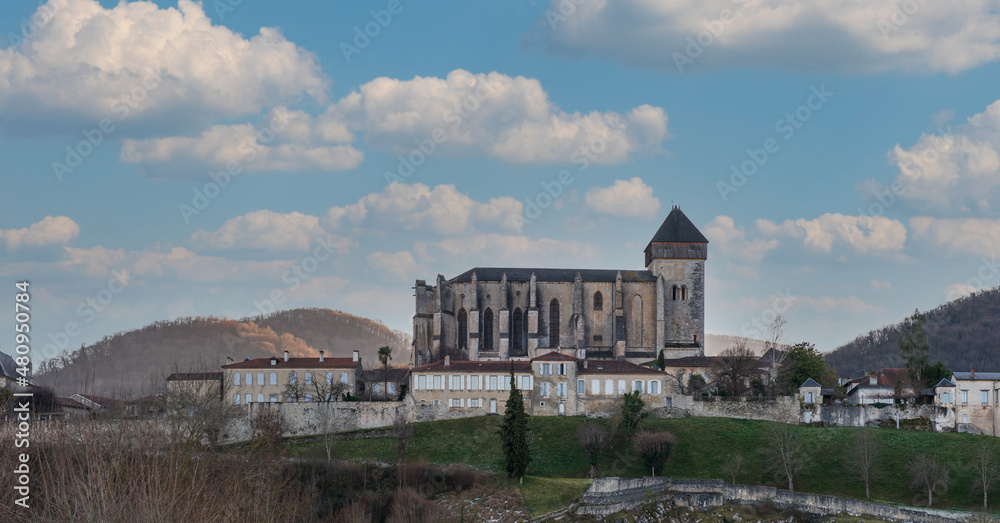 Cathedral of Our Lady of Saint Bertrand de Comminges in Haute Garonne, Occitanie, France