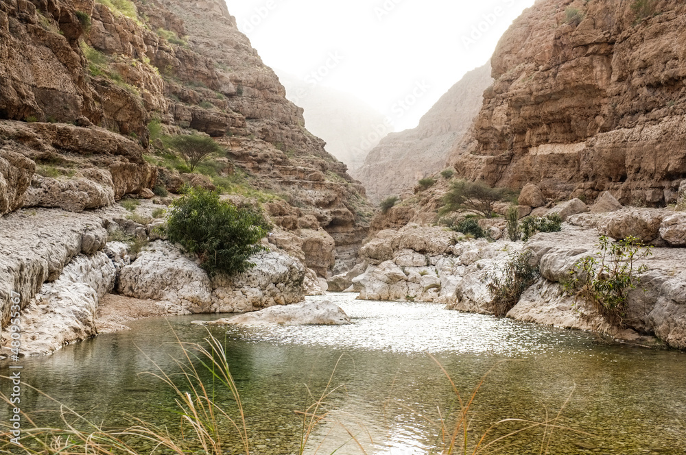 Oman dessert wadi